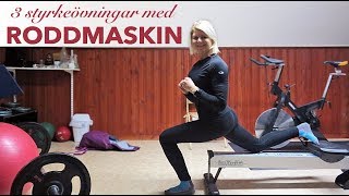 Styrketräning på roddmaskin [upl. by Weld427]