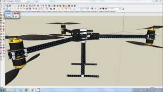 DroneworX Y6 hexacopter prototype design [upl. by Ellennad]