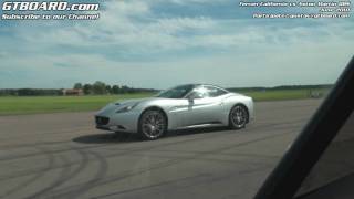 1080p Ferrari California vs Aston Martin DBS [upl. by Annaiel]