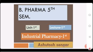 Industrial pharmacy1st for Bpharma 5th sem intro of Preformulation  Organoleptic properties 5 [upl. by Okun]