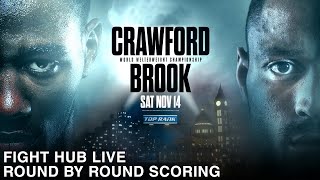 CRAWFORD VS BROOK  ROUND BY ROUND LIVE SCORING WITH PBC ON FOXS MARCOS VILLEGAS [upl. by Todhunter]