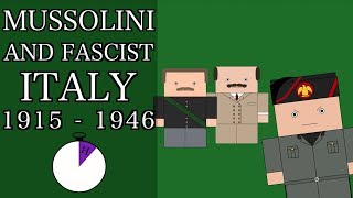 Ten Minute History  Mussolini and Fascist Italy Short Documentary [upl. by Mahau955]