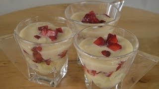 Strawberry Rasmalai Shots  Sanjeev Kapoor Khazana [upl. by Arratoon]