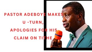 Watch Pastor Adeboye Apology on tithe claim  My take on this watch video [upl. by Baram]