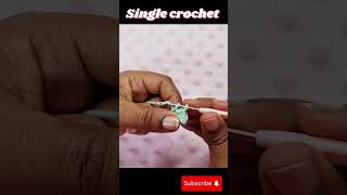 How to crochet Single crochet stitch [upl. by Nerrot952]