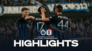 CLUB BRUGGE  AGF AARHUS  HIGHLIGHTS  20232024 [upl. by Sakhuja]