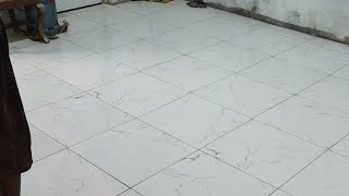 floor tiling job part 1 [upl. by Auqinom]