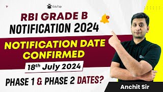 RBI Grade B 2024 Notification  RBI Grade B Expected Exam Date  RBI Recruitment  RBI Latest Update [upl. by Heng]