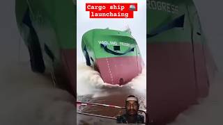 Ship Launching Gone Wrong  watership ship shorts greenscreen reaction ytviral viralvideo [upl. by Nosneb125]