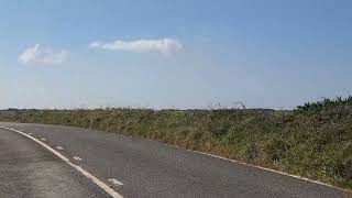 Old A30 Between Chiverton Cross and Carland Cross empty and shut to traffic [upl. by Helbonia]