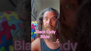 Black Lady Bible blackjoke funny jokes Comedy comedian laugh tadpoletriplett god jesus [upl. by Inalem]