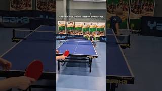 How Mini Maestro reacts on my smashes pingpong tabletennis [upl. by Rafiq304]