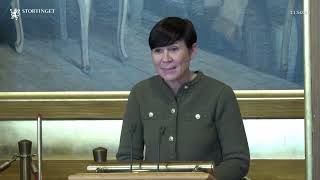 24102024 Sak 2 1 Ine Eriksen Søreide [upl. by Avlis157]