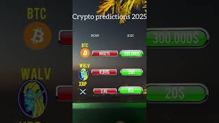 Crypto predictions 2025 crypto foryou shorts btc [upl. by Nothgiel692]