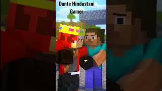 😀Dante Hindustani Gamers 😂😂funny moment with herobrine ❤️ [upl. by Keli198]