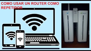 Como usar un router como repetidor de WIFI  router hitron cgnv22 [upl. by Hsevahb]