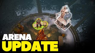 EVERYTHING YOU NEED TO KNOW ABOUT THE ARENA UPDATE in Frostborn [upl. by Enyrehtac]