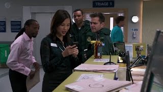 Casualty Iain amp Lily Scenes S31E15 Bah Humbug [upl. by Ajtak]