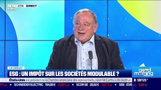 Nicolas Doze face à JeanMarc Daniel  ESG un impôt modulable sur les sociétés [upl. by Kalvn]