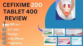 Cefixime Antibiotic  Cefixime 400 mg  Cefixime Dispersible Tablet 200mg Uses in हिंदीاردو [upl. by Bronson]