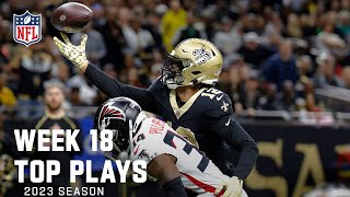 Top Plays from Week 18  NFL 2023 Highlights [upl. by Savitt284]