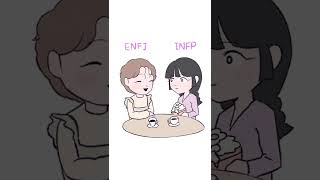 INFP vs ENFJ 넌 고민없어 shorts [upl. by Kenzi]