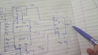 Implement 161multiplexer using four 41 multiplexer [upl. by Imefulo]