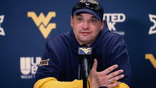 What Neal Brown said after the loss to Texas Tech [upl. by Ahsotal]