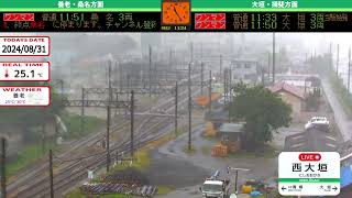 【archive】岐阜県大垣市  西大垣駅 養老鉄道ライブ Gifu Ogaki LIVE camera のライブ配信 [upl. by Vina]