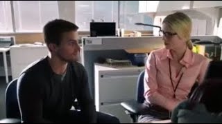 Arrow 1x03  Oliver meets Felicity for the first time [upl. by Bedelia]