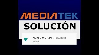 Solucion Error wifi  Nvram warning err  0x10 APP [upl. by Ethelstan440]