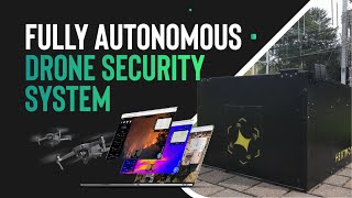 Drone Security System Fully Autonomous Solution Integrated with DiaB Hardware [upl. by Sharleen353]