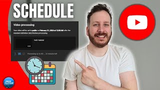 How To Schedule A Youtube Video Upload [upl. by Sonahpets]