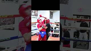 Rolly Romero vs Ryan Garcia  Sparring Headshot boxing [upl. by Ylrebnik271]