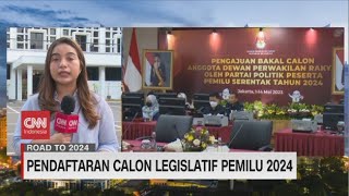 Pendaftaran Calon Legislatif Pemilu 2024 [upl. by Nyasuh968]