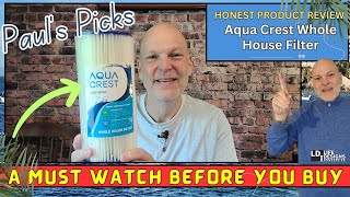 AQUA CREST FXHSC Whole House Water Filter Review Fresh Clean Water for the Whole Family [upl. by Jacquetta247]