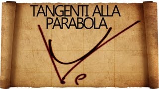 Rette Tangenti alla Parabola [upl. by Sparhawk539]