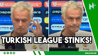 Mourinho’s full EXPLOSIVE RANT on SCANDALOUS Turkish league [upl. by Dranyer586]