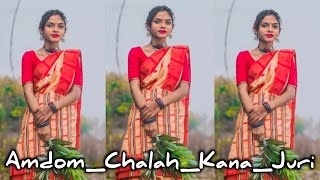 santhali traditional trending song  AmdomChalahKanaJuri  santhali video traditional song [upl. by Llennol]