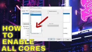 How To Enable All CPU Cores Windows 10  Boost PC PERFORMANCE 2022 Do At Own Risk [upl. by Shuma624]