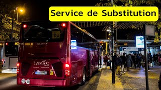 RER A Arrêté Je Prends Car Savac  Bus de Substitution Entre NanterrePréfecture et MaisonsLaffitte [upl. by Milon]