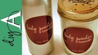 DIY All natural body dusting powder [upl. by Nywloc442]