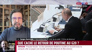 Que cache le retour de Poutine au G20 [upl. by Castor]