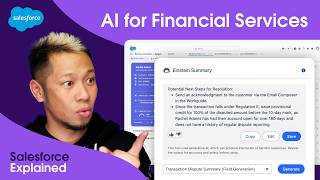 How To Use AI To Resolve Transaction Disputes Faster  Salesforce AI Use Case [upl. by Ecar248]