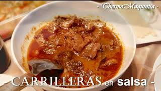 CARRILLERAS en salsa con THERMOMIX® Exquisitas y tiernas [upl. by Idleman390]