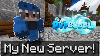 MY NEW SERVER RELEASES IN 3 HOURS  PvPBubble Minecraft Skyblock [upl. by Hannaj]