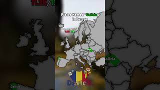 Places and quotGaliciaquot in Europe shorts europe mapper geography mapchart map mapping maping [upl. by Cronin]