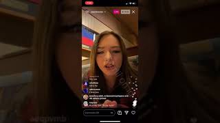 zoe laverne talks about cody orlove amp conner joyce on her instagram live stream  011221 [upl. by Anihsat]