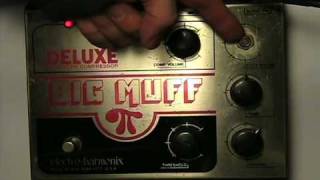 Big Muff Deluxe Compressor Distorter by Electro Harmonix [upl. by Lidah]