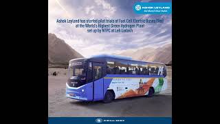 Ashok Leyland  Pioneering green mobility at new heights [upl. by Ynots974]